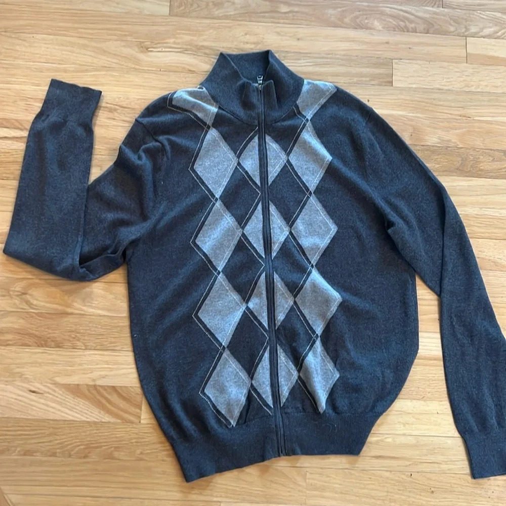 Banana Republic Argyle Sweater‎ Size M